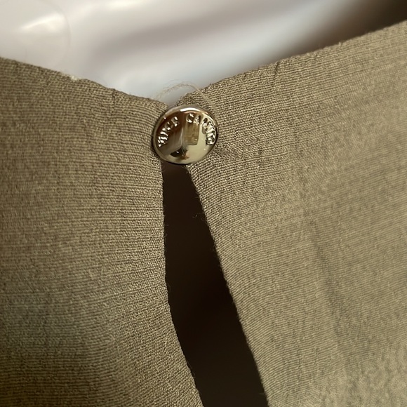 Vince Camuto Peplum Sleeve Knee length Dress green floral size 4 - Picture 8 of 12